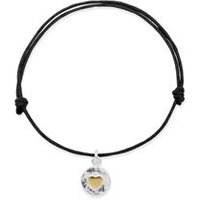 🦚 Verstellbares Textilarmband mit Silberanhänger 🦚 Verstellbares Textilarmband mit Silberanhänger