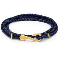 🦚 Unisex Armband blau schwarz mit gold Haken 🦚 Unisex Armband blau schwarz mit gold Haken