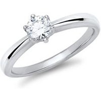 🦚 Verlobungsring 925 Silber großer Zirkonia 🦚 Verlobungsring 925 Silber großer Zirkonia