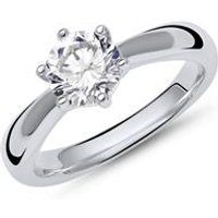 🦚 Verlobungsring Silber facettierter Zirkonia 🦚 Verlobungsring Silber facettierter Zirkonia