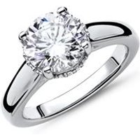 🦚 Verlobungsring Silber Zirkoniabesatz 8mm 🦚 Verlobungsring Silber Zirkoniabesatz 8mm