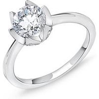 🦚 Verlobungsring 925 Silber Rauten Zirkonia 🦚 Verlobungsring 925 Silber Rauten Zirkonia