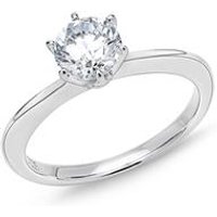 🦚 Silberring Verlobung Sterling Zirkonia 5,9 mm 🦚 Silberring Verlobung Sterling Zirkonia 5,9 mm