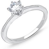 🦚 Verlobungsring Silber Krappen Zirkonia 5,0 mm 🦚 Verlobungsring Silber Krappen Zirkonia 5,0 mm