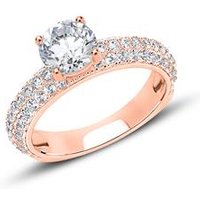 🦚 Ring aus rosévergoldetem 925er Silber mit Zirkonia 🦚 Ring aus rosévergoldetem 925er Silber mit Zirkonia