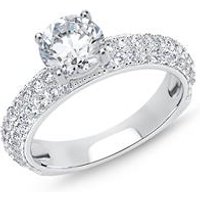 🦚 Prächtiger Verlobungsring 925er Silber Zirkonia 🦚 Prächtiger Verlobungsring 925er Silber Zirkonia