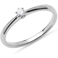 🦚 Verlobungsring 585er Weißgold 0,10 ct Diamant 🦚 Verlobungsring 585er Weißgold 0,10 ct Diamant