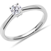 🦚 Verlobungsring aus 585er Weißgold mit Diamant, 0,25 ct. 🦚 Verlobungsring aus 585er Weißgold mit Diamant, 0,25 ct.