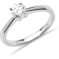 🦚 585er Weißgold Verlobungsring Diamant 0,50 ct 🦚 585er Weißgold Verlobungsring Diamant 0,50 ct