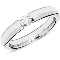 🦚 Verlobungsring aus 14K Weißgold mit Diamant 0,15 ct. 🦚 Verlobungsring aus 14K Weißgold mit Diamant 0,15 ct.