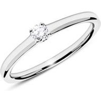 🦚 14K Weißgold Verlobungsring mit Diamant 0,10 ct. 🦚 14K Weißgold Verlobungsring mit Diamant 0,10 ct.