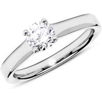 🦚 Ring aus 14K Weißgold mit Diamant 0,50 ct. 🦚 Ring aus 14K Weißgold mit Diamant 0,50 ct.