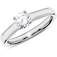 🦚 Ring aus 18K Weißgold mit Diamant 0,50 ct. 🦚 Ring aus 18K Weißgold mit Diamant 0,50 ct.