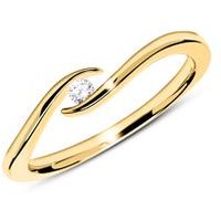 🦚 Verlobungsring aus 750er Gold mit Diamant 0,05 ct. 🦚 Verlobungsring aus 750er Gold mit Diamant 0,05 ct.
