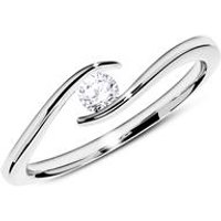 🦚 750er Weißgold Verlobungsring mit Diamant 0,15 ct. 🦚 750er Weißgold Verlobungsring mit Diamant 0,15 ct.