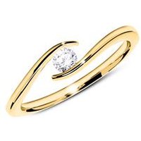🦚 Ring aus 750er Gold mit Diamant 0,15 ct. 🦚 Ring aus 750er Gold mit Diamant 0,15 ct.