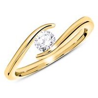 🦚 Verlobungsring aus 750er Gold mit Diamant 0,25 ct. 🦚 Verlobungsring aus 750er Gold mit Diamant 0,25 ct.