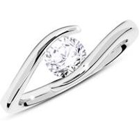 🦚 585er Weißgold Verlobungsring mit Diamant 0,50 ct. 🦚 585er Weißgold Verlobungsring mit Diamant 0,50 ct.