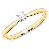 🦚 Verlobungsring aus 14K Gold mit Diamant 0,15 ct. 🦚 Verlobungsring aus 14K Gold mit Diamant 0,15 ct.