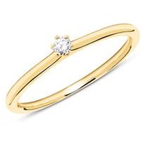 🦚 Ring aus 585er Gold mit Diamant 0,05 ct. 🦚 Ring aus 585er Gold mit Diamant 0,05 ct.