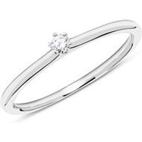 🦚 750er Weißgold Ring mit Diamant 0,05 ct. 🦚 750er Weißgold Ring mit Diamant 0,05 ct.