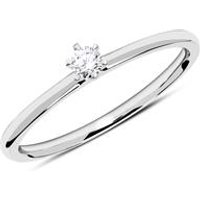 🦚 Solitärring aus 750er Weißgold mit Diamant 0,10 ct. 🦚 Solitärring aus 750er Weißgold mit Diamant 0,10 ct.