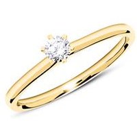 🦚 14K Gold Verlobungsring mit Diamant 0,15 ct. 🦚 14K Gold Verlobungsring mit Diamant 0,15 ct.