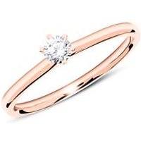 🦚 585er Roségold Verlobungsring mit Diamant 0,15 ct. 🦚 585er Roségold Verlobungsring mit Diamant 0,15 ct.