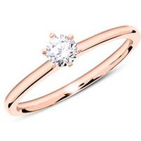 🦚 Verlobungsring aus 585er Roségold mit Diamant 0,25 ct. 🦚 Verlobungsring aus 585er Roségold mit Diamant 0,25 ct.