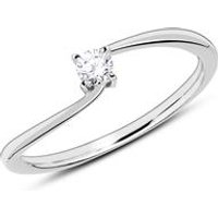 🦚 Solitärring aus 14K Weißgold mit Diamant 🦚 Solitärring aus 14K Weißgold mit Diamant