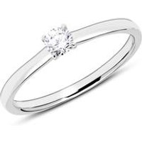 🦚 Gravur Verlobungsring aus 585er Weißgold mit Diamant 🦚 Gravur Verlobungsring aus 585er Weißgold mit Diamant