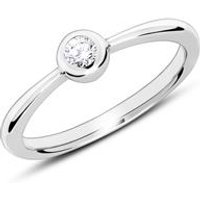 🦚 Gravierbarer Solitärring aus 14K Weißgold mit Diamant 🦚 Gravierbarer Solitärring aus 14K Weißgold mit Diamant