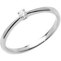 🦚 750er Weißgold Verlobungsring mit Diamant 0,05 ct. 🦚 750er Weißgold Verlobungsring mit Diamant 0,05 ct.