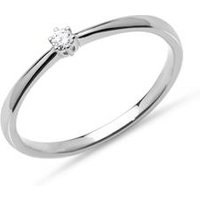 🦚 Ring aus 750er Weißgold mit Diamant 0,05 ct. 🦚 Ring aus 750er Weißgold mit Diamant 0,05 ct.