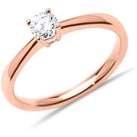 🦚 Verlobungsring aus 18K Roségold mit Diamant 0,25 ct. 🦚 Verlobungsring aus 18K Roségold mit Diamant 0,25 ct.