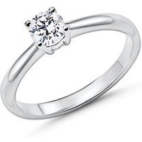 🦚 Solitärring aus 18K Weißgold mit Brillant, lab-grown 🦚 Solitärring aus 18K Weißgold mit Brillant, lab-grown