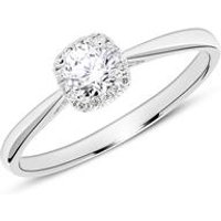 🦚 14K Weißgold Verlobungsring mit Diamanten 🦚 14K Weißgold Verlobungsring mit Diamanten