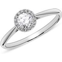 🦚 Haloring aus 950er Platin mit Brillanten 🦚 Haloring aus 950er Platin mit Brillanten