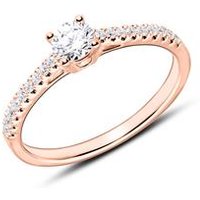 🦚 Verlobungsring aus 18K Roségold mit Diamanten 🦚 Verlobungsring aus 18K Roségold mit Diamanten