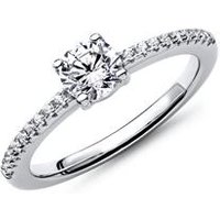🦚 Verlobungsring, gravierbar aus Sterlingsilber Zirkonia 🦚 Verlobungsring, gravierbar aus Sterlingsilber Zirkonia