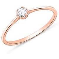 🦚 585er Roségold Verlobungsring mit Diamant 🦚 585er Roségold Verlobungsring mit Diamant