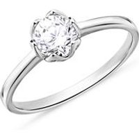 🦚 Solitärring aus 18K Weißgold mit Diamant 🦚 Solitärring aus 18K Weißgold mit Diamant