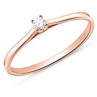 🦚 14K Roségold Solitärring mit Brillant 🦚 14K Roségold Solitärring mit Brillant