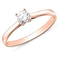 🦚 14K Roségold Solitärring mit Brillant 🦚 14K Roségold Solitärring mit Brillant