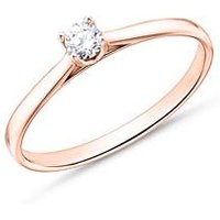 🦚 Solitärring aus 585er Roségold mit Diamant 🦚 Solitärring aus 585er Roségold mit Diamant