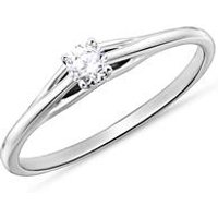 🦚 Solitärring aus 18-karätigem Weißgold mit Diamant 🦚 Solitärring aus 18-karätigem Weißgold mit Diamant