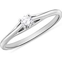 🦚 Solitärring aus 18-karätigem Weißgold mit Diamant 🦚 Solitärring aus 18-karätigem Weißgold mit Diamant