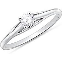 🦚 Solitärring aus 18-karätigem Weißgold mit Diamant 🦚 Solitärring aus 18-karätigem Weißgold mit Diamant