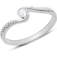 🦚 Diamantbesetzter Verlobungsring aus 18K Weißgold 🦚 Diamantbesetzter Verlobungsring aus 18K Weißgold