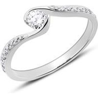 🦚 Diamantring aus 18-karätigem Weißgold 🦚 Diamantring aus 18-karätigem Weißgold